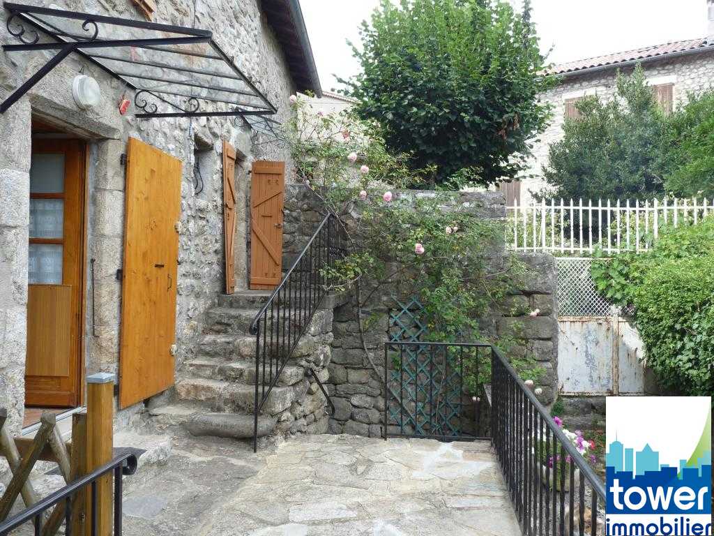 vente A VENDRE A 07110 MAISON DE VILLAGE RENOVEE EN PIERRES 5